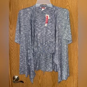 Carol Rose Blue Cardigan